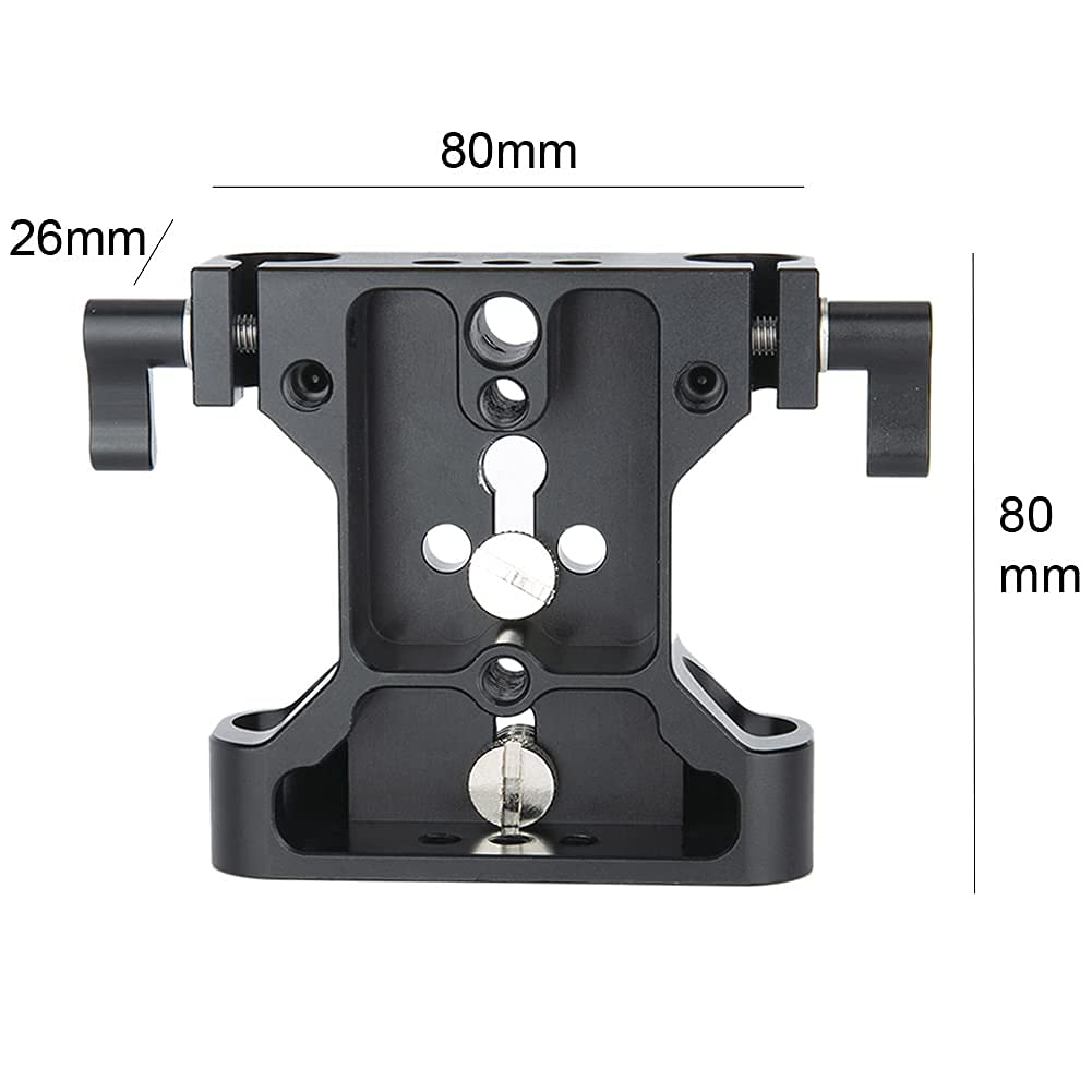 Amazon.com : NICEYRIG Multipurpose Camera Base Plate with 15mm Rod